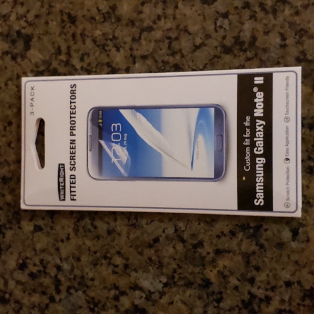 NIP Galaxy Note II screen protectors